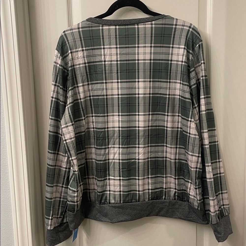Green Plaid Pajama Set - Picture 9 of 12